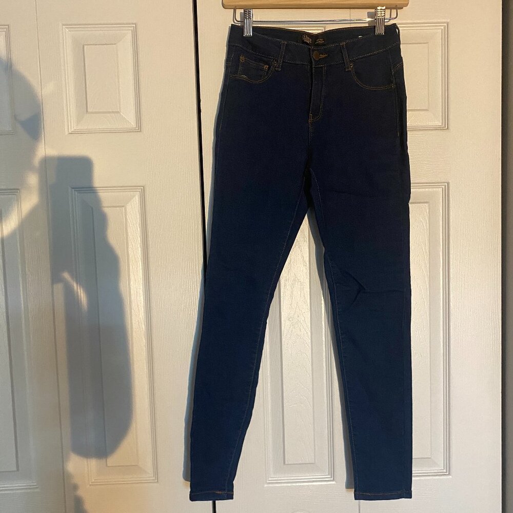 Dark Blue Fashion Nova Skinny Jeans